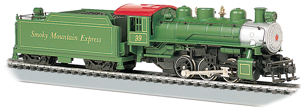 Bachmann 50402 HO Scale 0-6-0 Steam Locomotive with Smoke Smokey Mountain Express 99