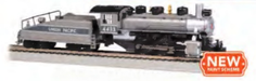 Bachmann 50610 HO Scale 0-6-0 Steam Locomotive with Smoke Union Pacific UP 4433 (Greyhound Scheme)