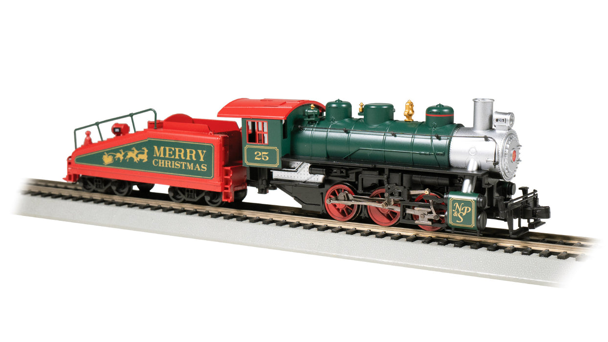 Bachmann 50624 HO Scale 0-6-0 Steam Locomotive with Smoke North Pole & Southern NP&S 25