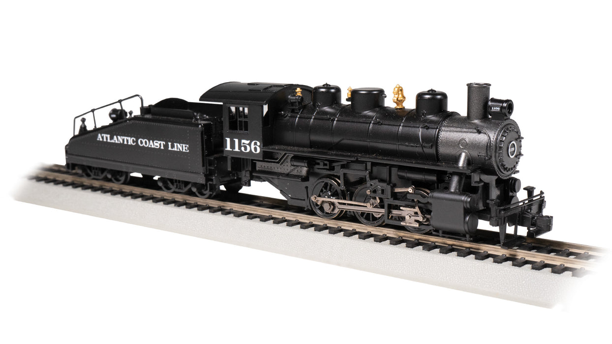 Bachmann 50625 HO Scale 0-6-0 Steam Locomotive with Smoke Atlantic Coast Line ACL 1156