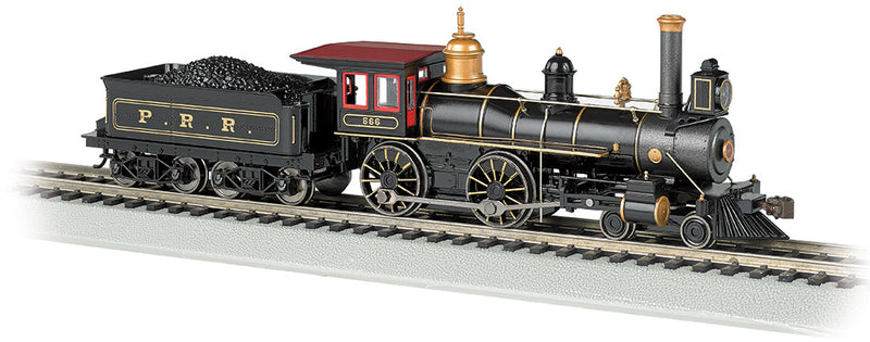 Bachmann 51005 HO Scale 4-4-0 American Steam Locomotive Pennsylvania  PRR 566 - NOS