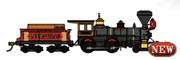 Bachmann 51008 HO Scale 4-4-0 American Steam Locomotive Central Pacific "Leviathan" 63