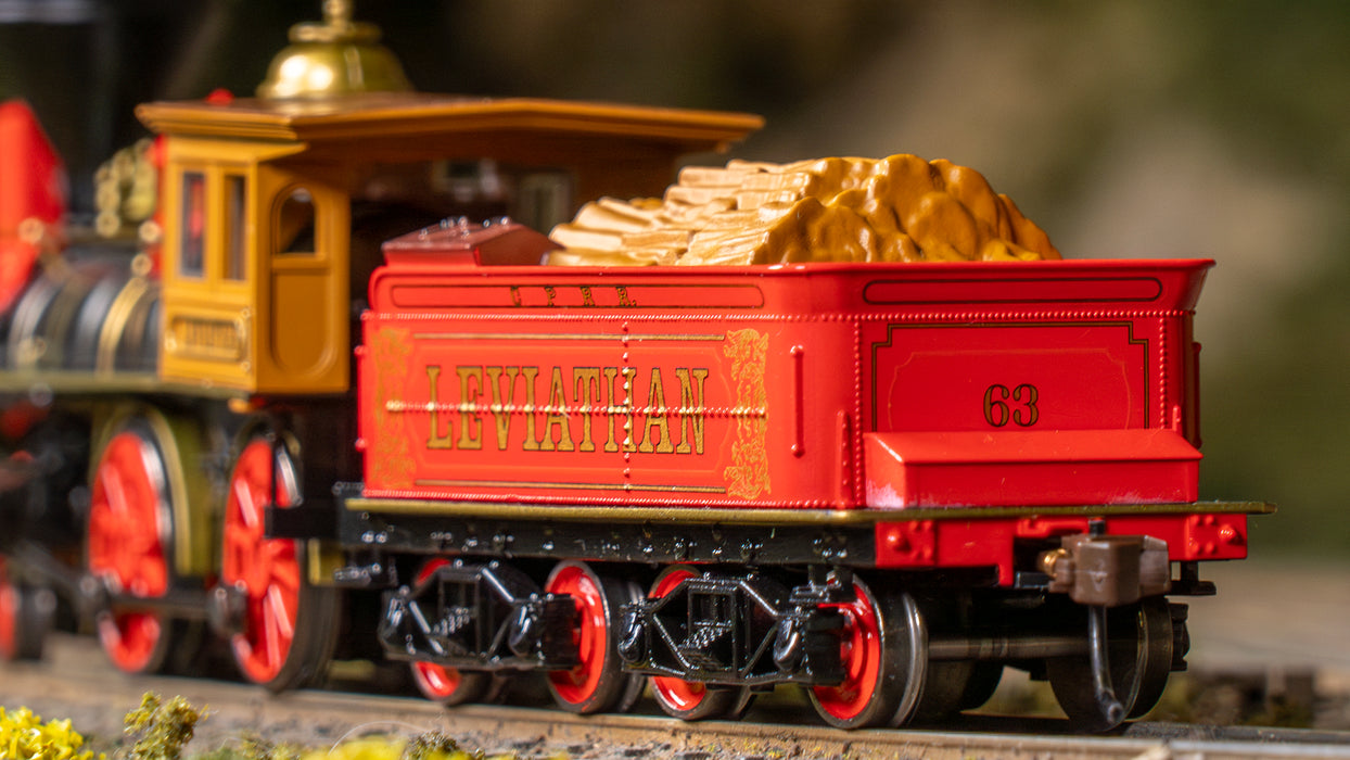 Bachmann 51008 HO Scale 4-4-0 American Steam Locomotive Central Pacific "Leviathan" 63