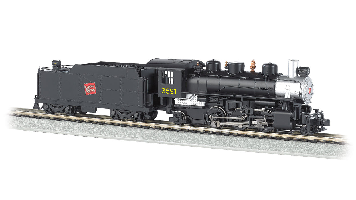 Bachmann 51531 HO Scale 2-6-2 Prairie Steam Locomotive with Smoke Canadian National CN 3591