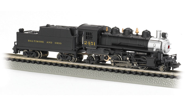 Bachmann 51560 N Scale 2-6-2 Prairie Steam Loco Baltimore & Ohio B&O 2451