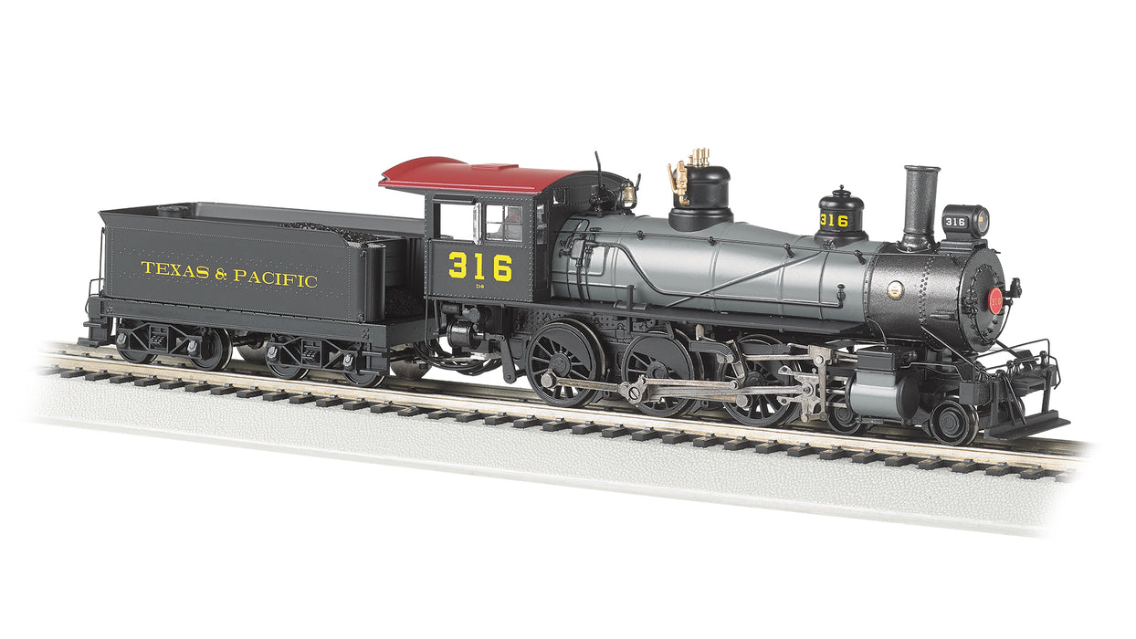 Bachmann 52205 HO Scale 4-6-0 Baldwin Steam Locomotive Texas & Pacific T&P 316 - DC