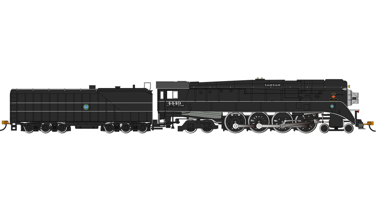 Bachmann 52303 HO Scale 4-8-4 GS-4 Steam Locomotive BNSF 4449 - DC