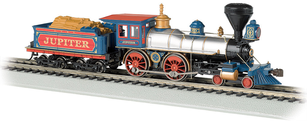 Bachmann 52702 HO Scale 4-4-0 Steam Locomotive Central Pacific "Jupiter" 60 DCC & Sound