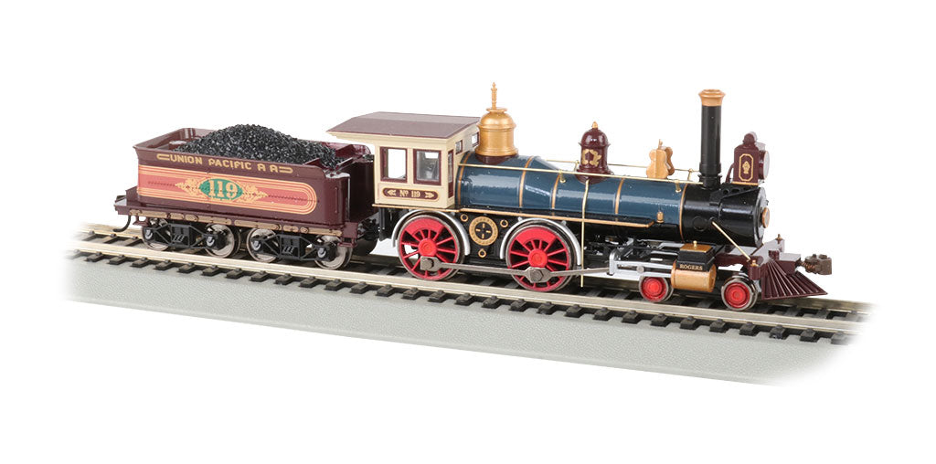 Bachmann 52707 HO Scale 4-4-0 Steam Locomotive Union Pacific 119 DCC & Sound