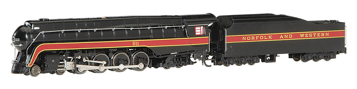 Bachmann 53253 N Scale 4-8-4 Class J Steam Loco Norfolk & Western 611 DCC & Sound