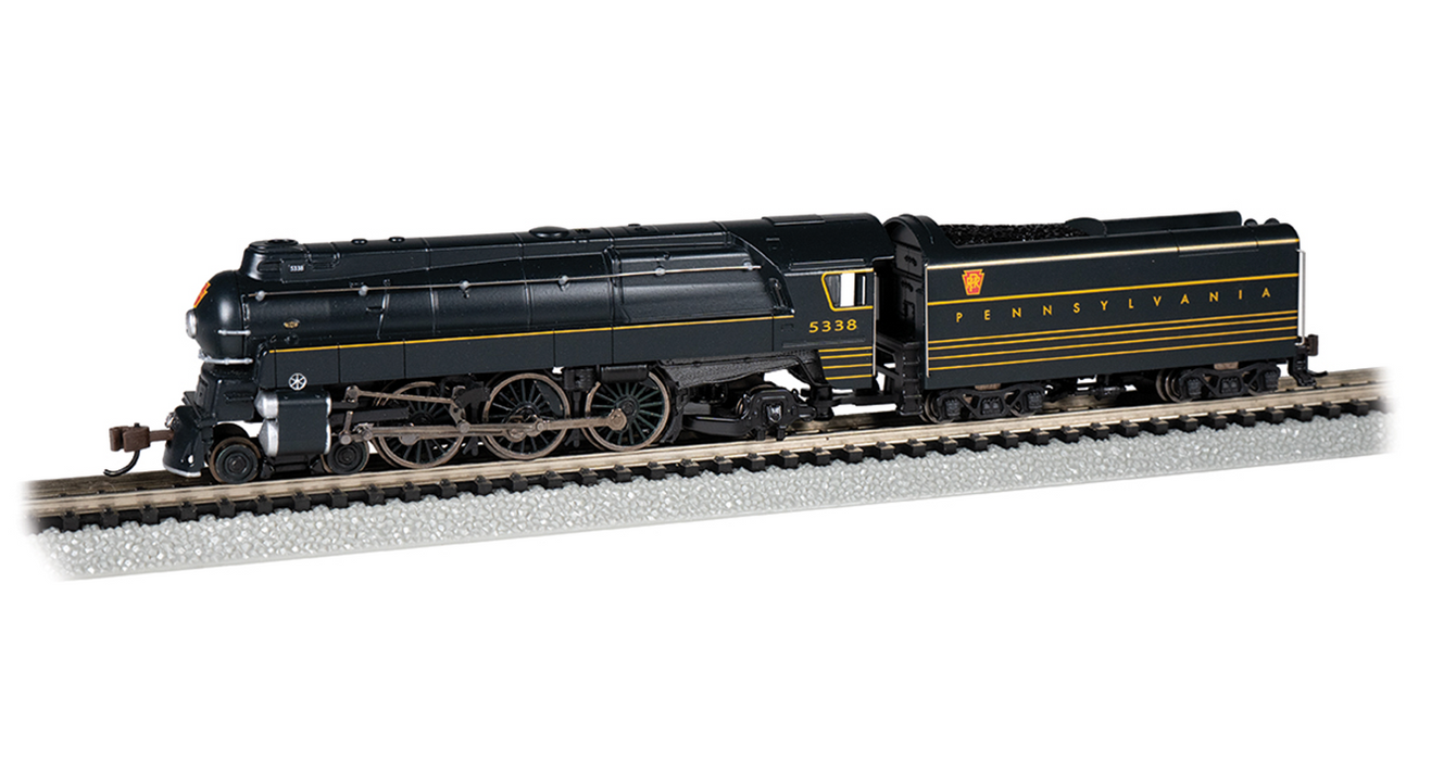 Bachmann 53954 N Scale 4-6-2 Streamlined K4 Steam Loco Pennsylvania PRR 5338 DCC & Sound