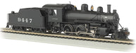 Bachmann 57813 HO Scale ALCo 2-6-0 Steam Locomotive Santa Fe ATSF 9447 DCC & Sound