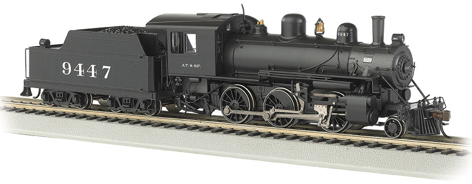 Bachmann 57813 HO Scale ALCo 2-6-0 Steam Locomotive Santa Fe ATSF 9447 DCC & Sound