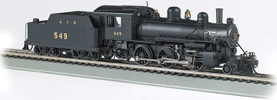 Bachmann 57814 HO Scale ALCo 2-6-0 Steam Locomotive  Louisville & Nashville L&N 549 DCC & Sound
