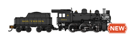 Bachmann 57853 N Scale ALCo 2-6-0 Steam Locomotive Southern 7084 (DCC Ready - Next18)