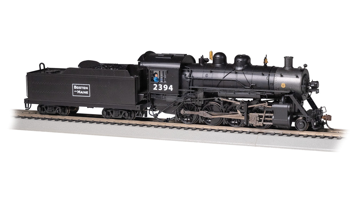 Bachmann 57907 HO Scale 2-8-0 Baldwin Steam Locomotive Boston & Maine B&M 2394 DCC & Sound