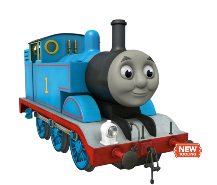 Bachmann 58737 HO Scale Thomas and Friends Thomas the Tank Engine with Moving Eyes and Updated Face