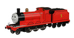 Bachmann 58743 HO Scale Thomas and Friends James the Red Engine #5 with Moving Eyes