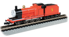 Bachmann 58793 N Scale Thomas and Friends James the Red Engine #5