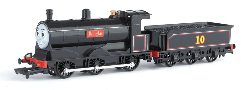 Bachmann 58808 HO Scale Thomas and Friends Douglas Locomotive with Moving Eyes