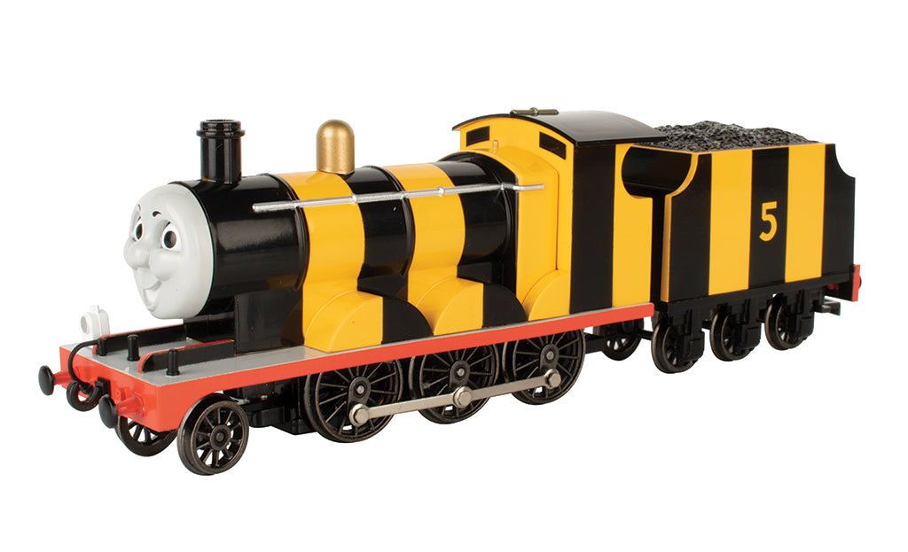 Bachmann 58821 HO Scale Thomas and Friends "Busy Bee" James #5 with Moving Eyes