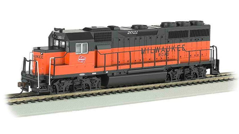 Bachmann 60316 HO Scale EMD GP40 Diesel Milwaukee Road MILW 2022 with DCC