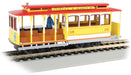 Bachmann 60538 HO Scale Cable Car - Yellow and Red