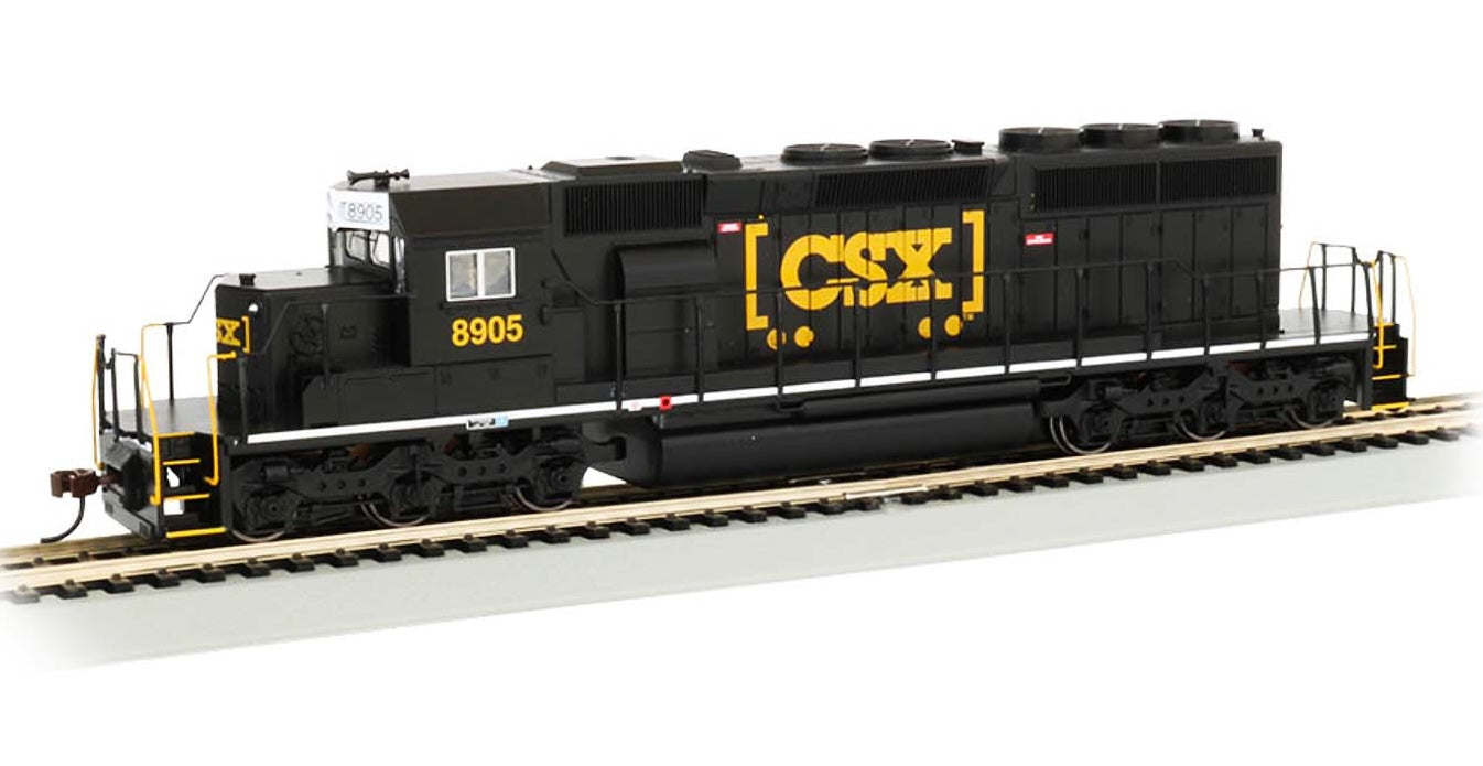 Bachmann 60917 HO Scale EMD SD40-2 Diesel CSX "Black" 8905 with DCC