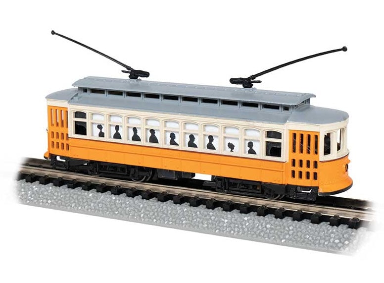 Bachmann 61089 N Scale Brill Trolly - Orange Cream & Gray