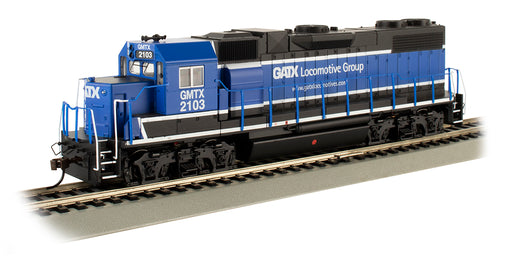 Bachmann 61719 HO Scale EMD GP38-2 GATX Leasing GMTX 2103 — White