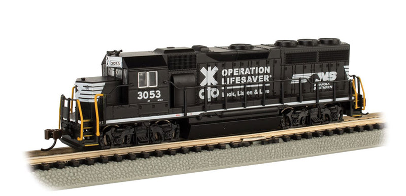 Bachmann 63565 N Scale EMD GP40 Diesel Norfolk Southern NS 3053