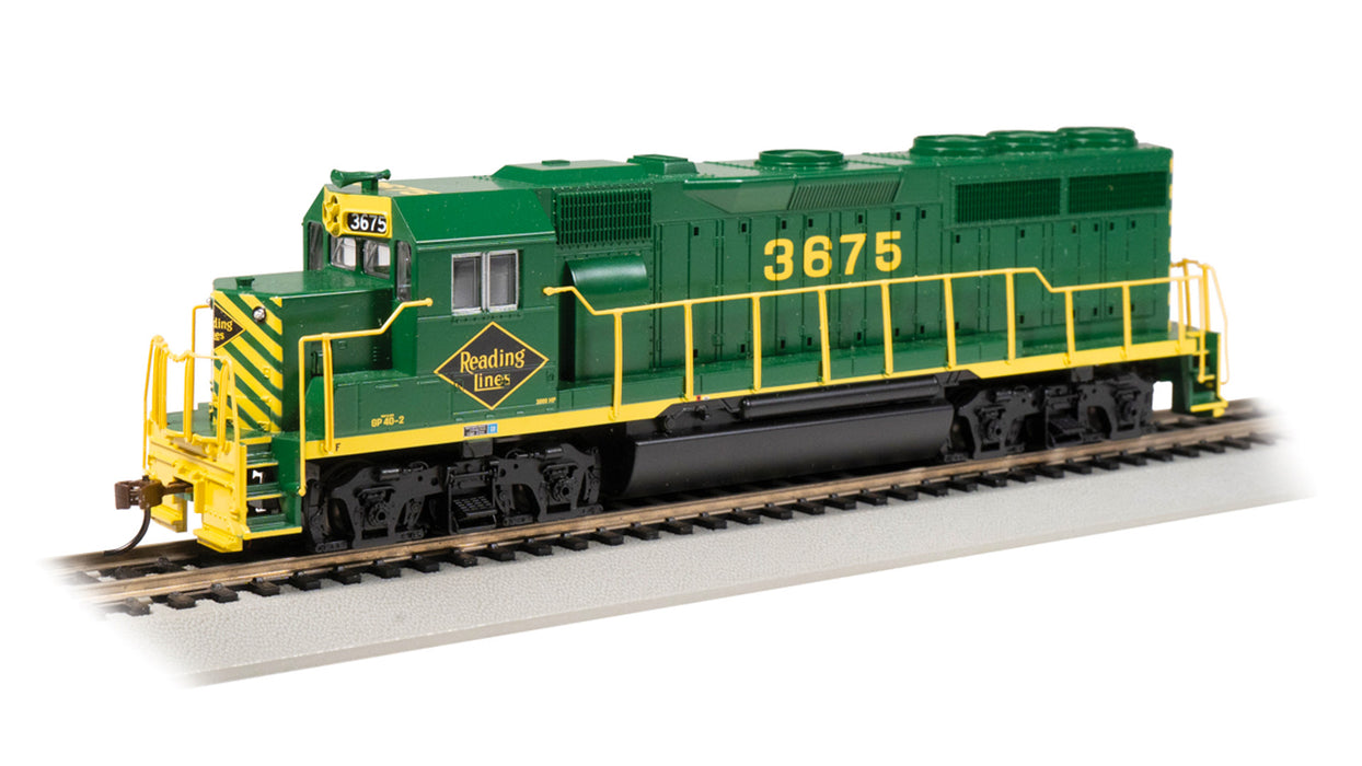 Bachmann 66310 HO Scale EMD GP40 Diesel Reading 3675 with DCC & Sound