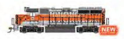Bachmann 66313 HO Scale EMD GP40 Diesel Western Pacific WP 3510 with DCC & Sound