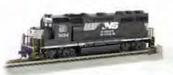 Bachmann 66314 HO Scale EMD GP40 Diesel Norfolk Southern NS 3084 with DCC & Sound