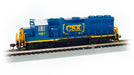Bachmann 66359 N Scale EMD GP40 Diesel CSX 6007 with DCC and Sound
