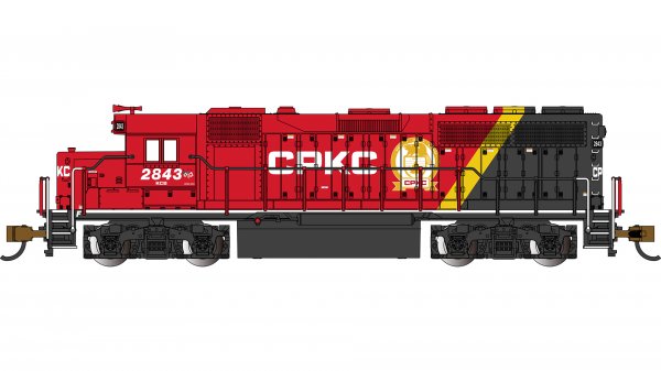 Bachmann 66362 N Scale EMD GP40 Diesel CPKC 2843 with DCC and Sound