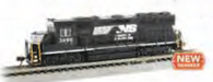 Bachmann 66364 N Scale EMD GP40 Diesel Norfolk Southern NS 3090 with DCC and Sound