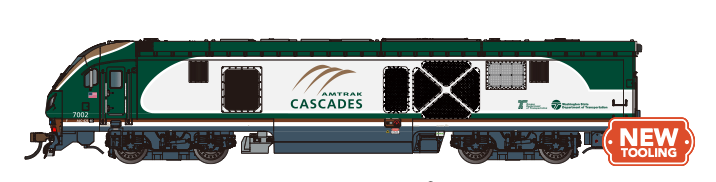 Bachmann 67701 HO Scale Siemens ALC-42E Charger Amtrak Cascades 7002 DCC & WOWSound