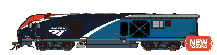 Bachmann 67702 HO Scale Siemens ALC-42E Charger "Phase VII" Amtrak 7003 DCC & WOWSound