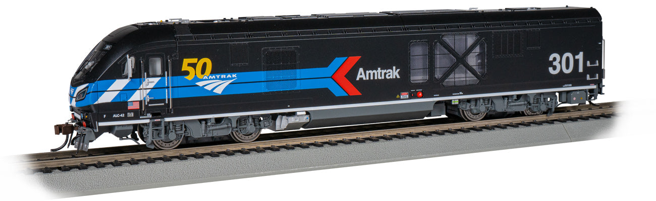 Bachmann 68303 HO Scale Siemens ALC-42 Charger Amtrak 301 "50th"  DCC WOWSound