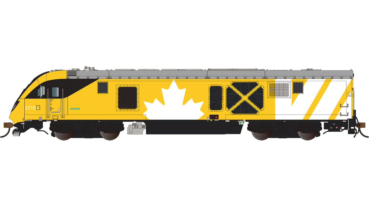 Bachmann 69002 HO Scale Siemens SCV-42 Charger VIA Rail Canada 2218 DCC WOWSound (Lumi Scheme)