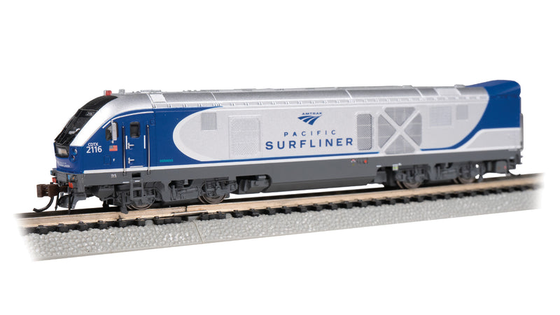 Bachmann 67953 N Scale Siemens SC-44 Charger Amtrak Pacific Surfliner 2116 with DCC WOWSound