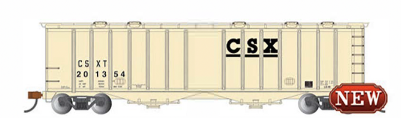 Bachmann 70617 HO Scale GATX 4180 Airslide Hopper CSXT 201354