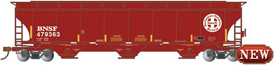 Bachmann 70632 HO Scale Trinity 5161 Covered Hopper BNSF "Cross" 479363