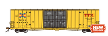 Bachmann 70803 HO Scale National Steel Car 60'9" Hi-Cube Boxcar TTX TBOX 665087