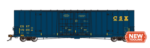 Bachmann 70807 HO Scale National Steel Car 60'9" Hi-Cube Boxcar CSXT 173572