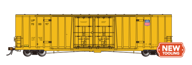 Bachmann 70810 HO Scale National Steel Car 60'9" Hi-Cube Boxcar Union Pacific UP 700097