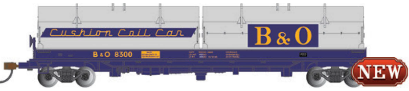 Bachmann 71425 HO Scale 55' Steel Coil Car Baltimore & Ohio B&O 8300