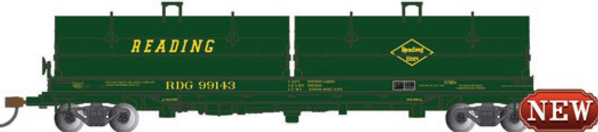 Bachmann 71427 HO Scale 55' Steel Coil Car Reading RDG 99143