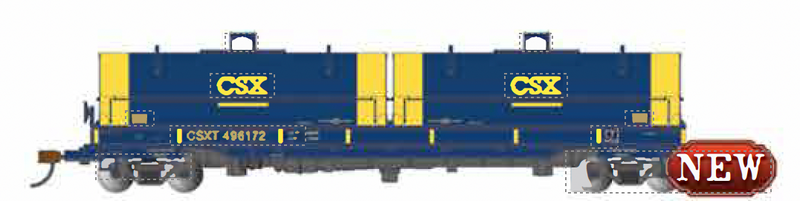 Bachmann 71452 N Scale 55' Steel Coil Car CSXT 496172